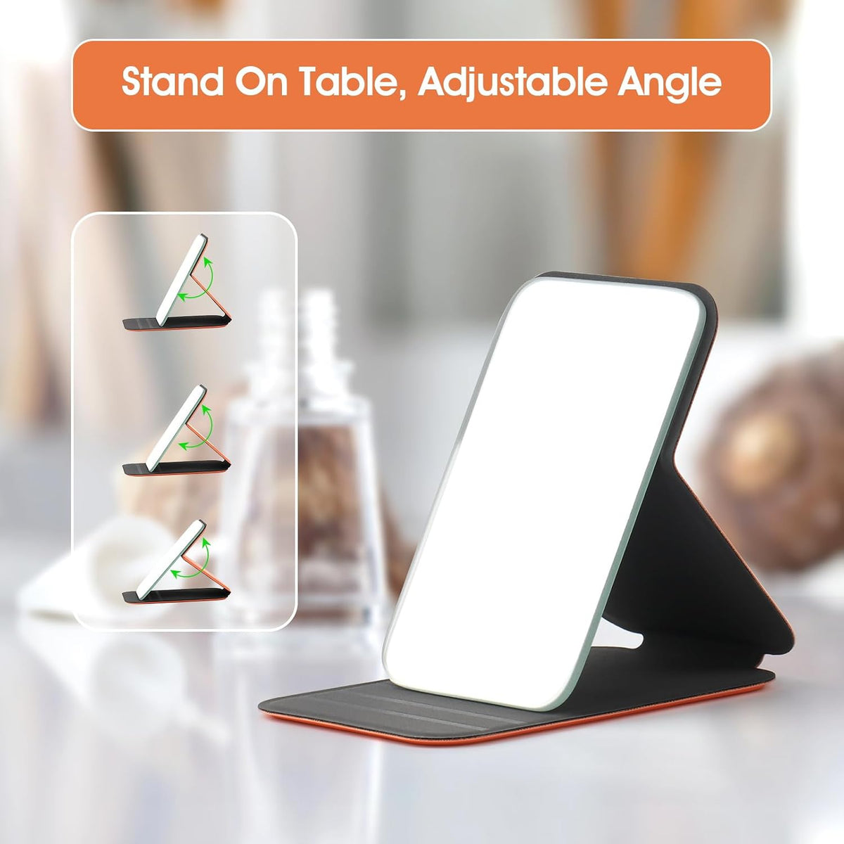 Slim Folding Travel Mirror – Lightweight Portable Makeup Mirror for Everyday Use