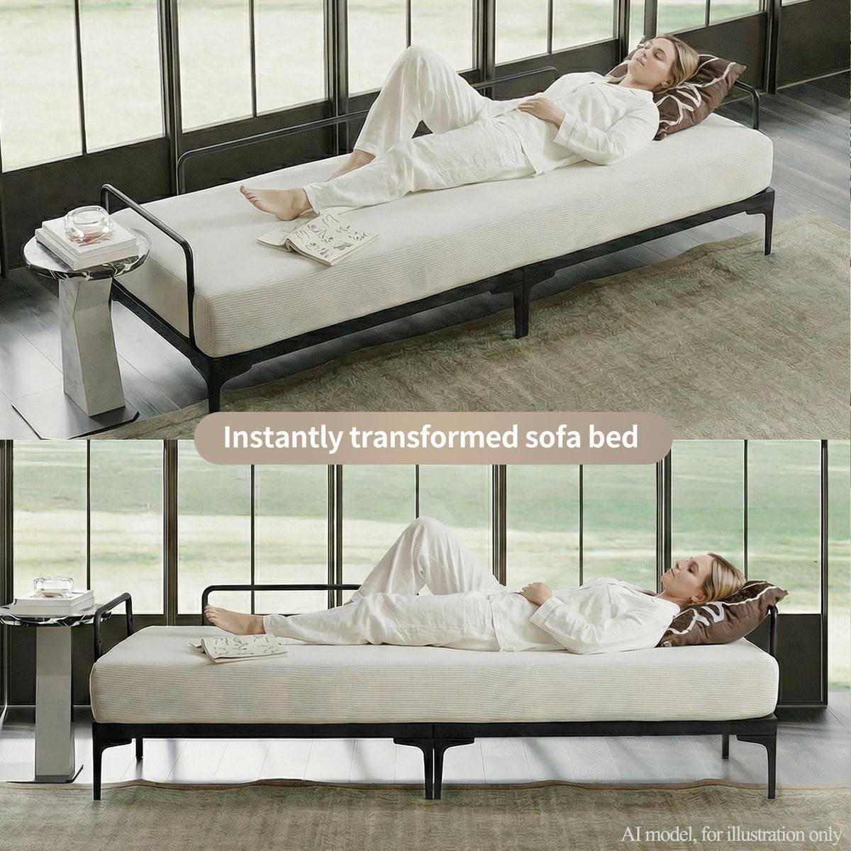 Modern Convertible Sofa – Stylish Multi-Functional Couch for Small Spaces & Cozy Living