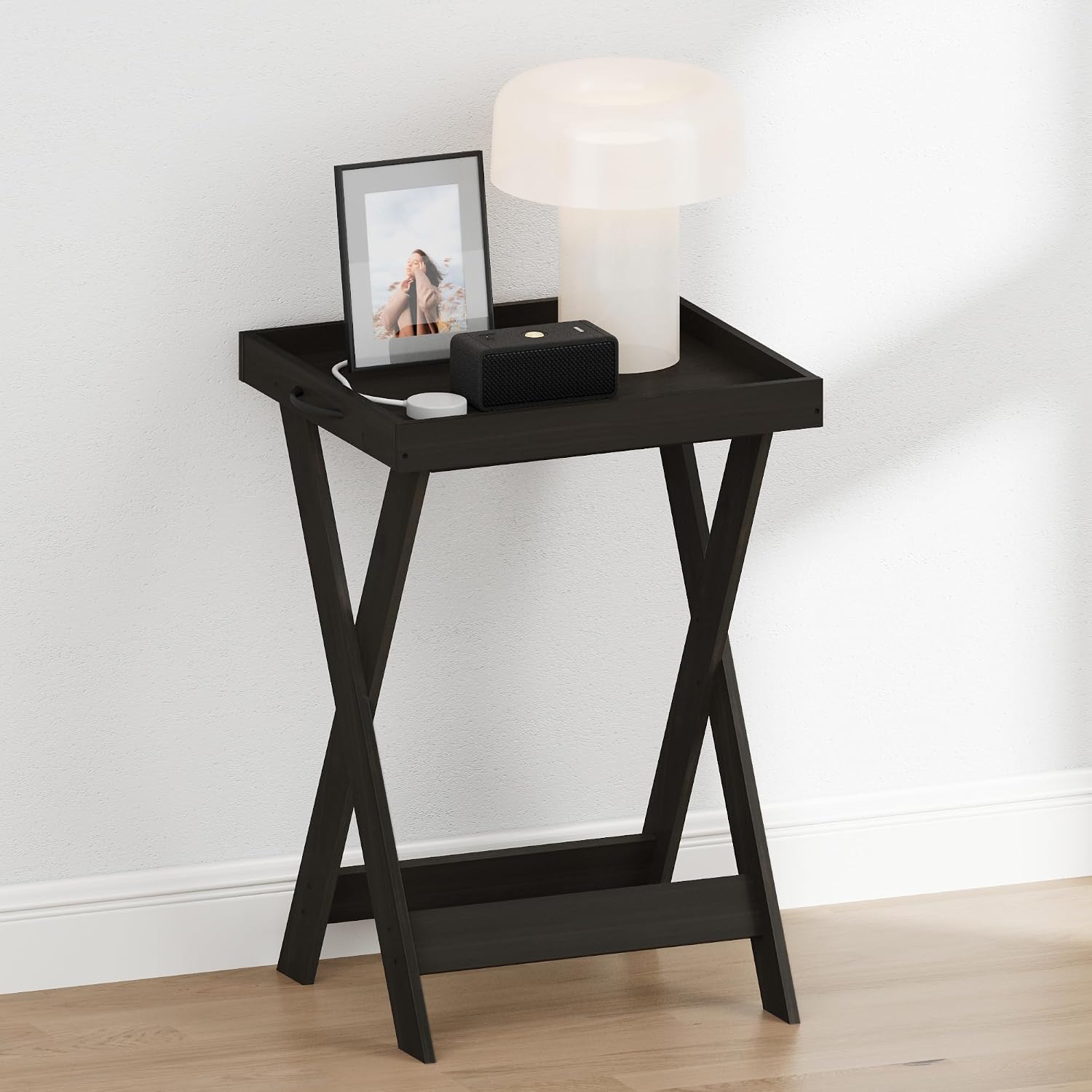 Cozy Bedside Table with Removable Tray – Stylish Nightstand for Everyday Living
