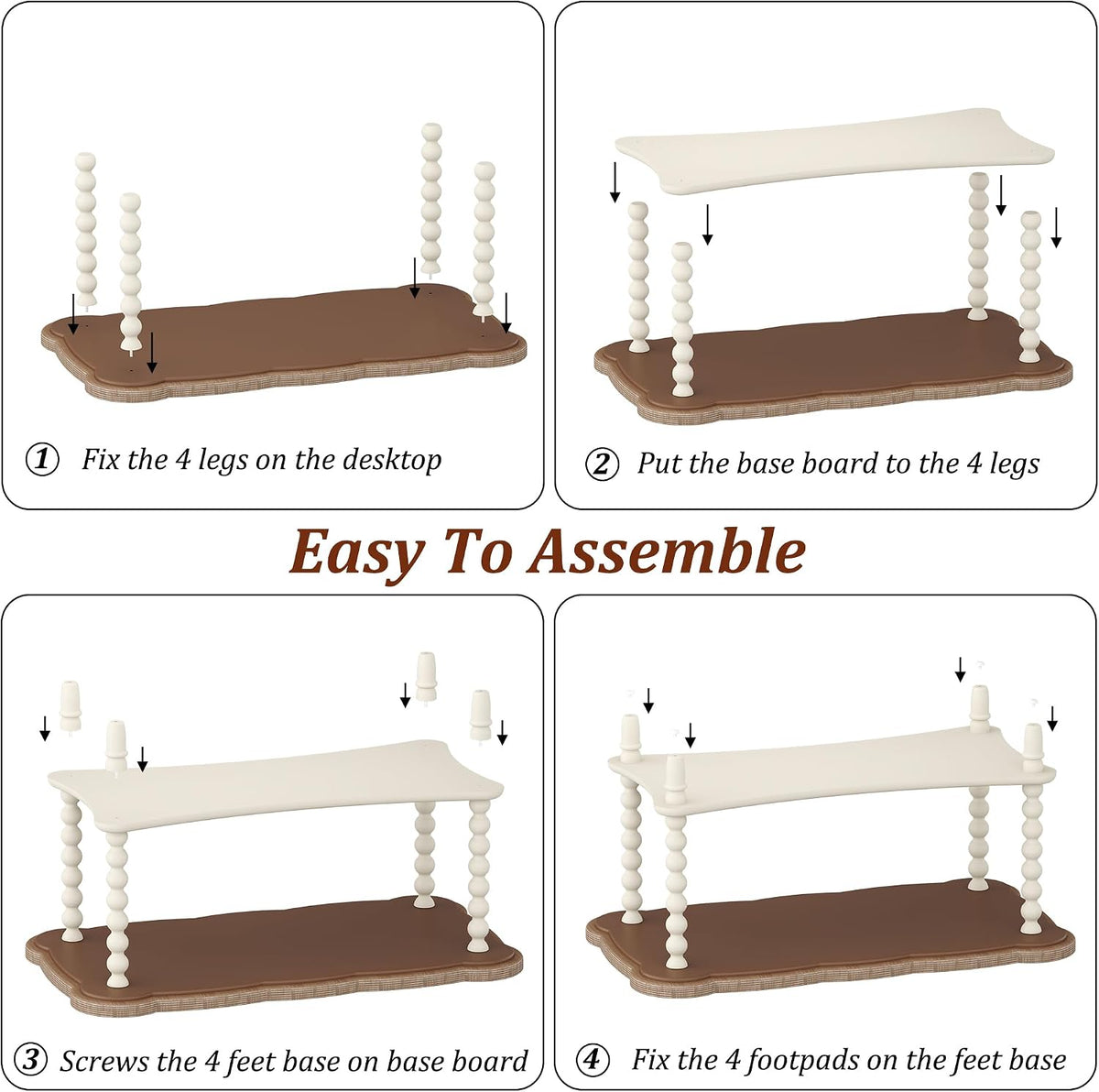 Cozy Gatherings Start Here – Rustic Farmhouse Coffee Table with Tray-Style Top & Lower Shelf