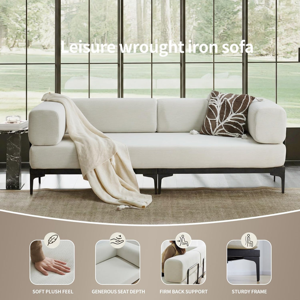 Modern Convertible Sofa – Stylish Multi-Functional Couch for Small Spaces & Cozy Living