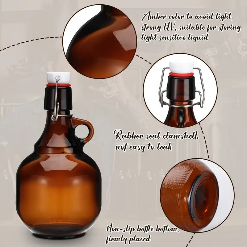 amber glass beer brewing fermentation