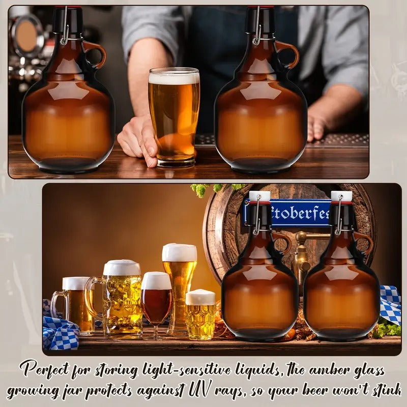 amber glass beer brewing fermentation